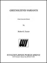 Greensleeves Variants Concert Band sheet music cover